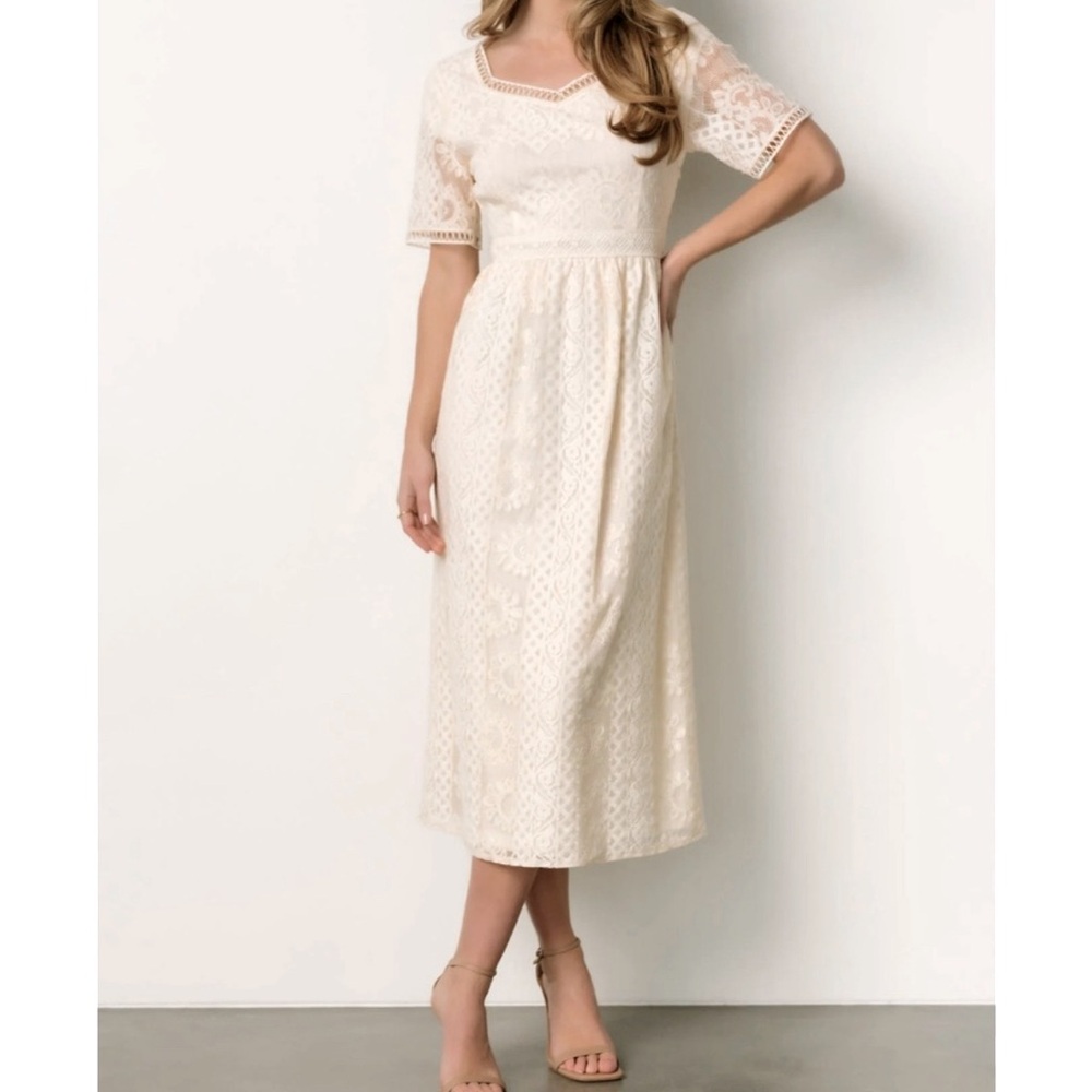 Baltic born - Kody lace dress - ivory - size L